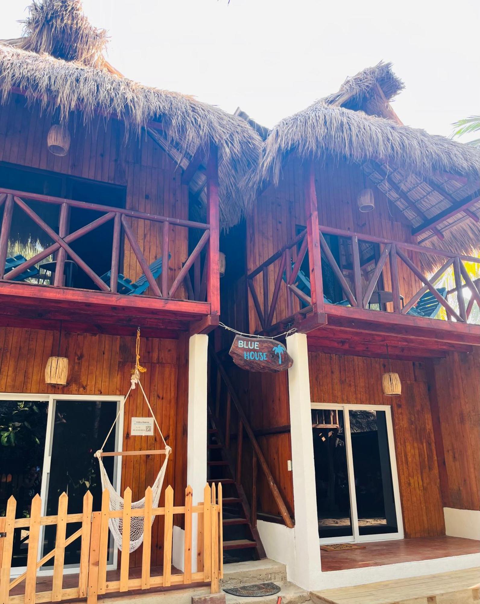 ホテル Blue House プエルト・エスコンディード エクステリア 写真